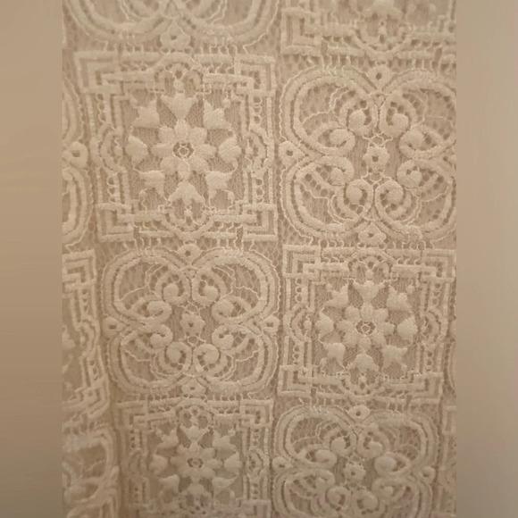 Women’s Stylus Cotton Lace Short Sleeve Shirt Size XL - Picture 3 of 4